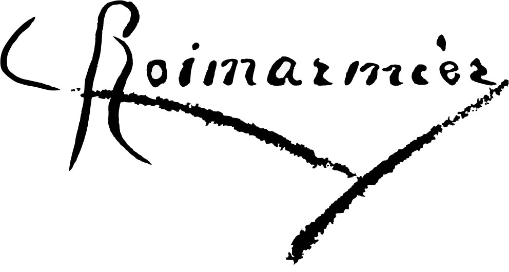 Signature de Charlotte Roimarmier